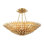 Broche 6 Light Semi Flush Mount