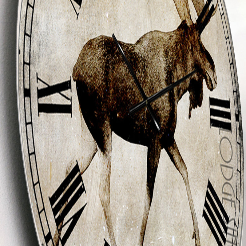 Horloge murale Moose Lodge 2, Petit
