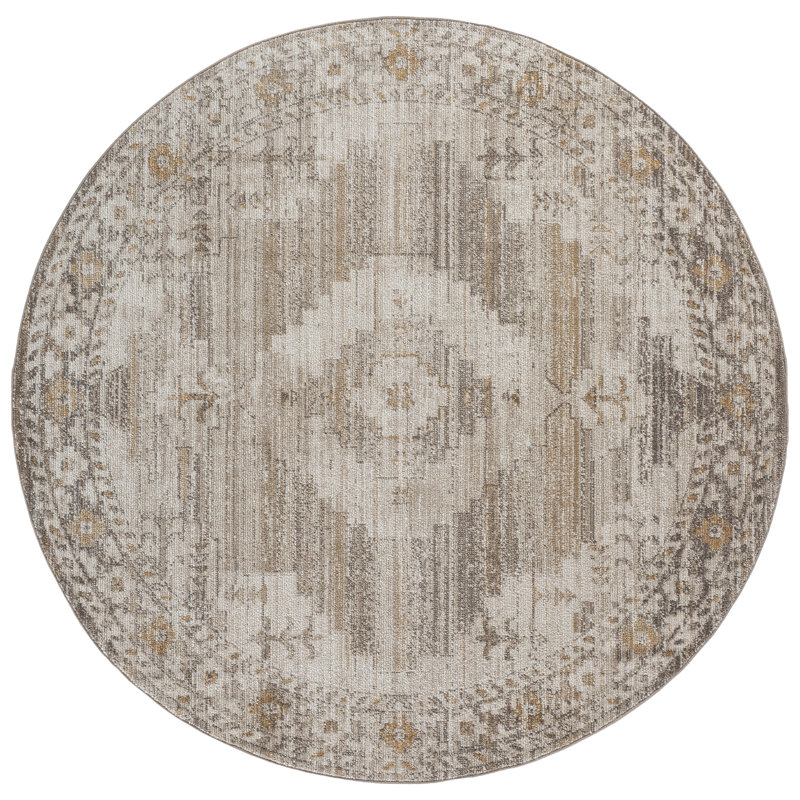 Hazel 520 Performance Oriental Rug, Round 6'