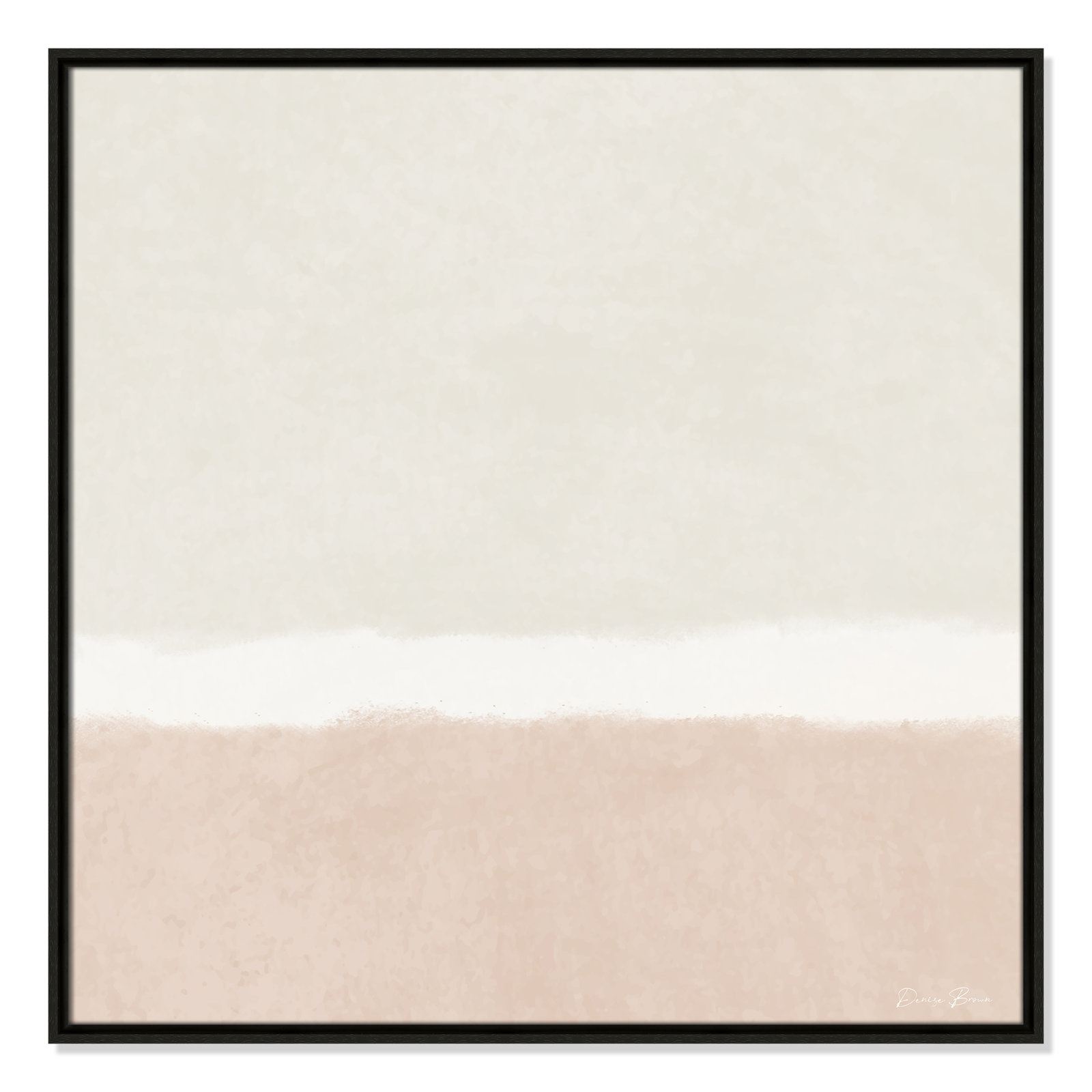 Willadeene "Slate I" Print, 31.5" H x 31.5" W, Espresso Framed