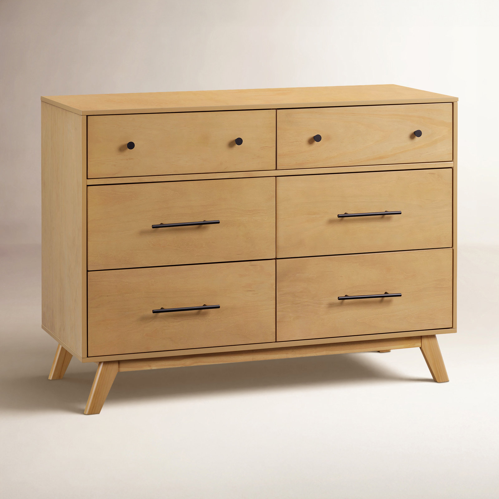 Otto 6-Drawer Dresser, Honey
