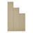 Ensemble de bibliothèque modulaire 3 pièces avec rangement Antonino-53012282