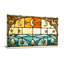 Vitrail tendance, lune, étoiles, vagues, créatures mythiques-764401940