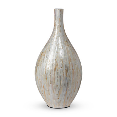 Capraia Coast Mosaic Vessel, Mother Of Pearl