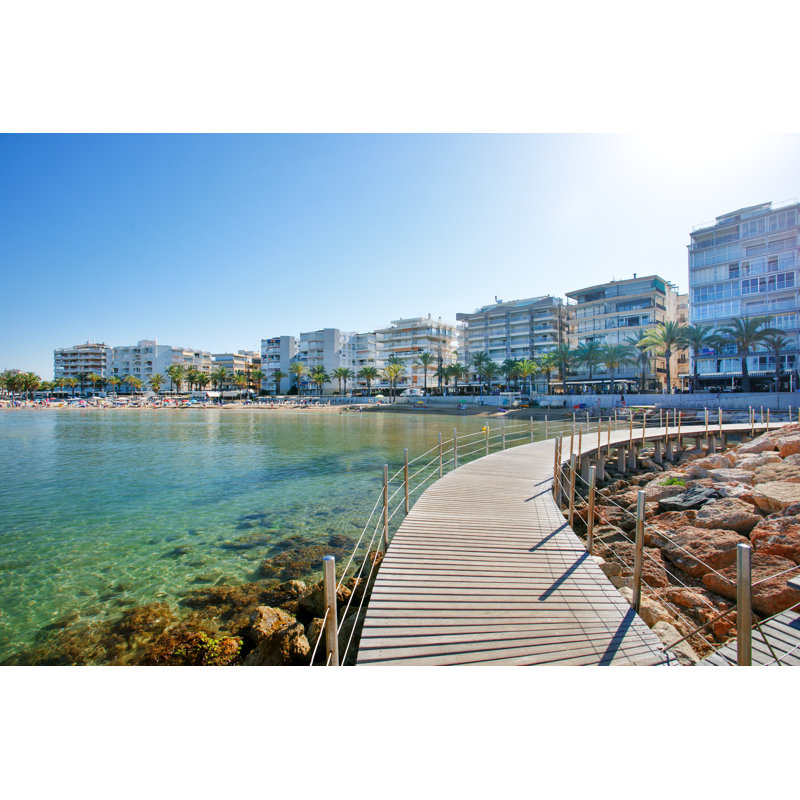 Llevant Beach, Spain 1 Piece Wrapped Canvas Wall Art, 30cm H x 46cm W x 3.8cm D