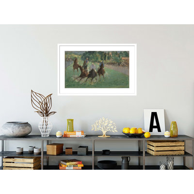 «At the Races» par Edward Manet - Impression sur toile