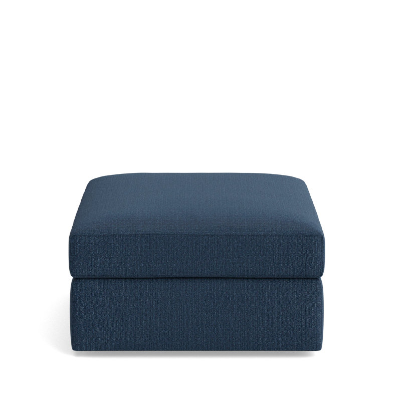 The OG Ottoman, Performance Weave - Navy