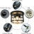 3-Lights Flossi Flush Mount Light