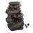 Faux-Stone Waterfall Decor With LED Lights - Natural-Looking Porch and Patio Outdoor Decor