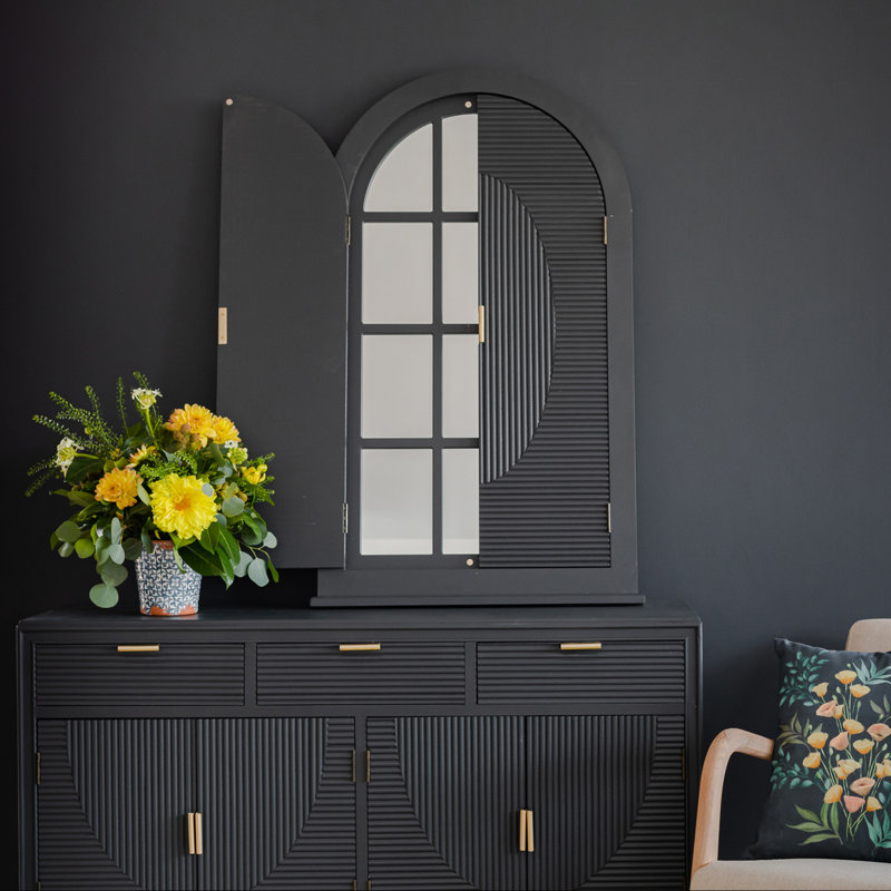Fitzrovia Wood Flat Wall Mirror