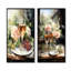 Bubbles Harmony - vin et champagne, ensemble de 2 reproductions d'art sur toile-1571473585-1571473591