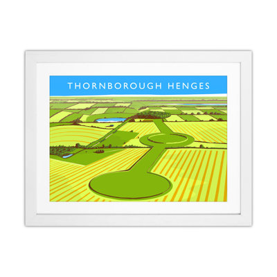 Thornborough Henges by Richard O'Neill - Print