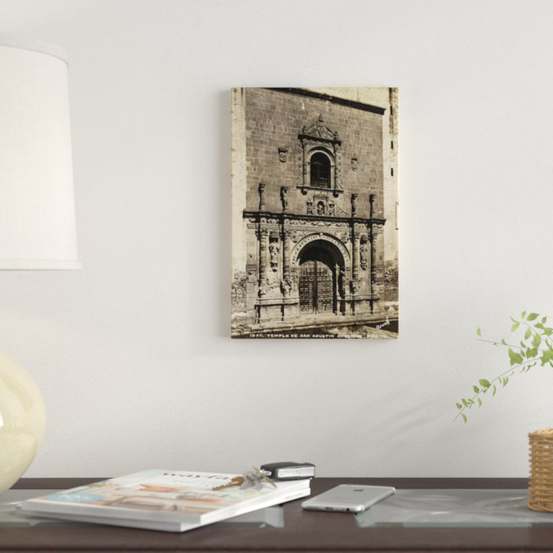 « old mexico i », impression sur toile, H 26 po x l 18 po x P 1,5 po, Toile tendue, Pas de tapis
