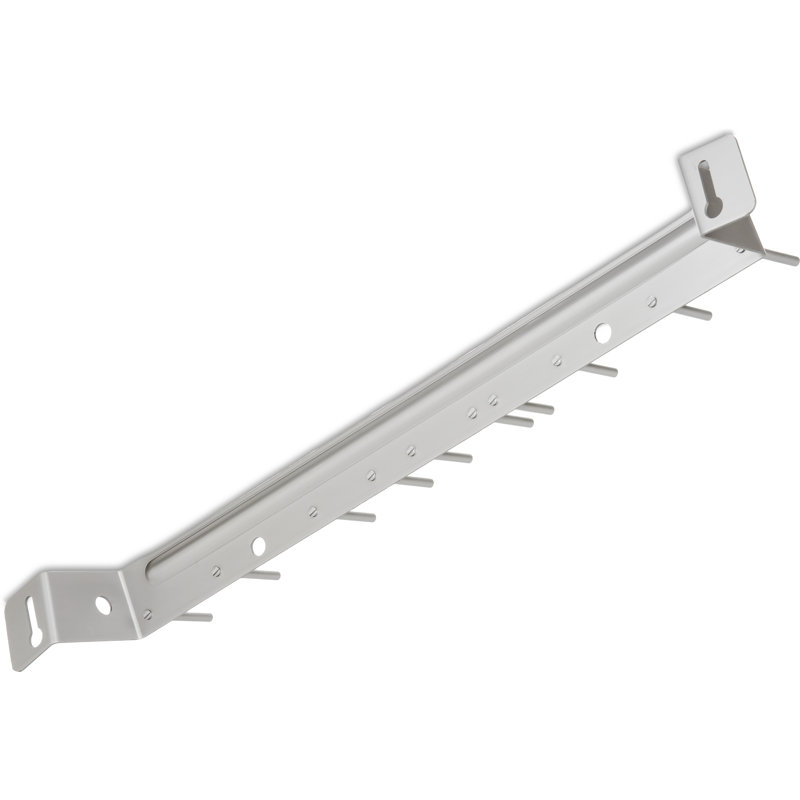Sparta® Metal Straight Wall Mounted Pot Rack, Aluminum