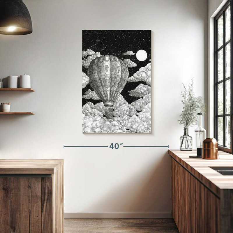 Mehar Hot Air Balloon Adventure Awaits, 39" H x 26" W
