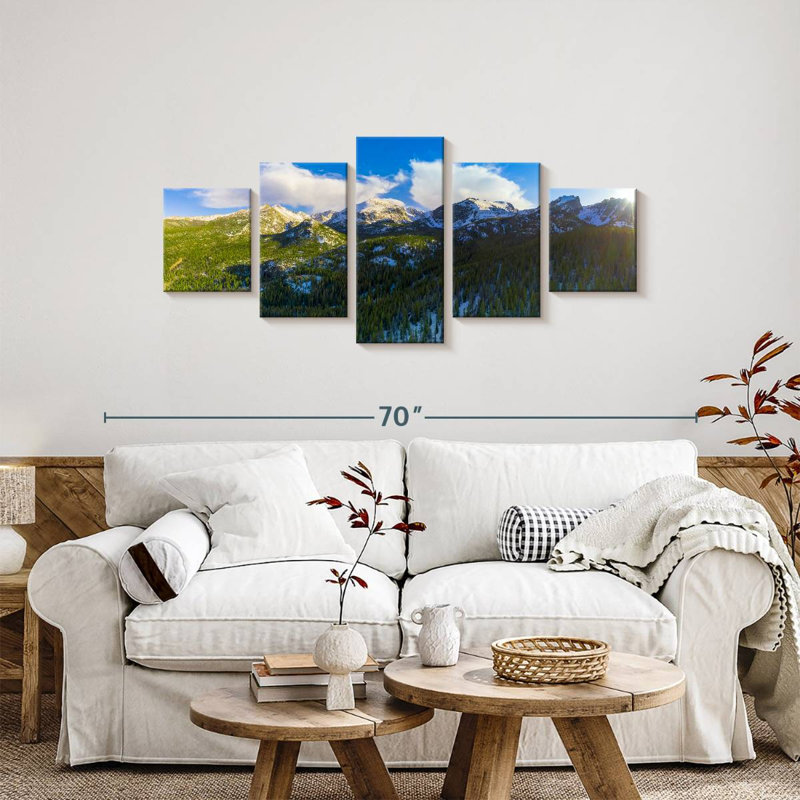 Paysage de Longs Peak, H 24 po x l 55 po