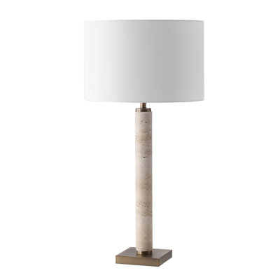 Elinora Travertine Table Lamp