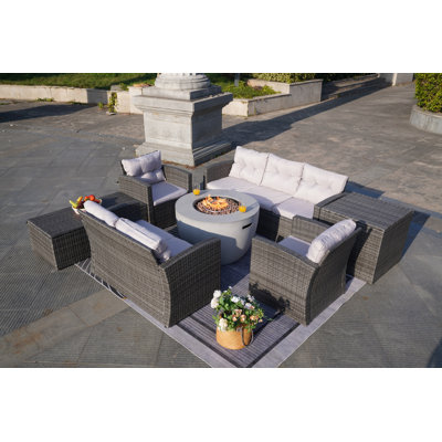 Tolentino 7 - Person Patio Conversation Set