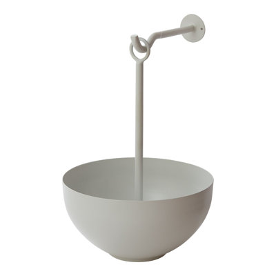 Bol décoratif en métal Akins en gris