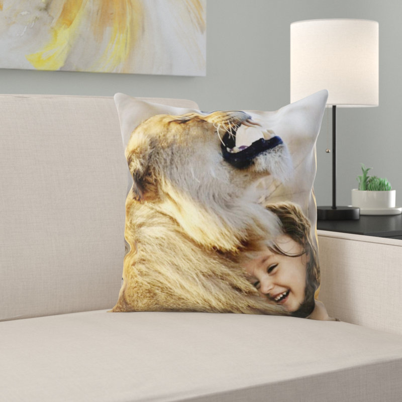 Coussin lion