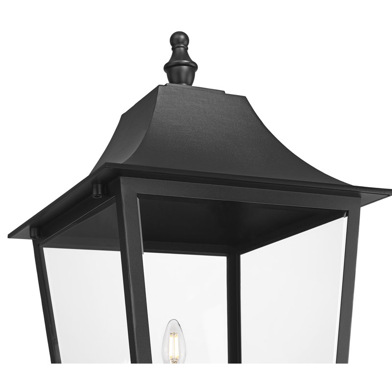 Gannon 3 Light Outdoor Post Mounted Fixture in Black