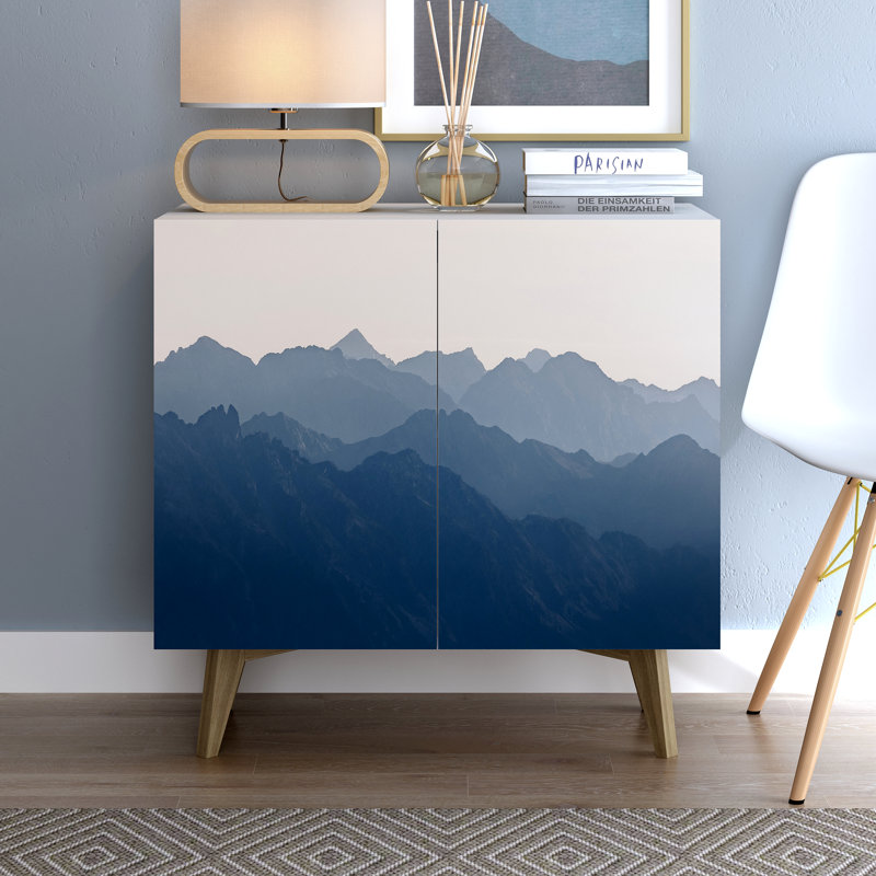 Bostyn Art 2 Door Accent Cabinet, Mountain