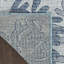 Tapis bleu / gris en polypropylène tissé à la machine Rectangle Alna-1436072896
