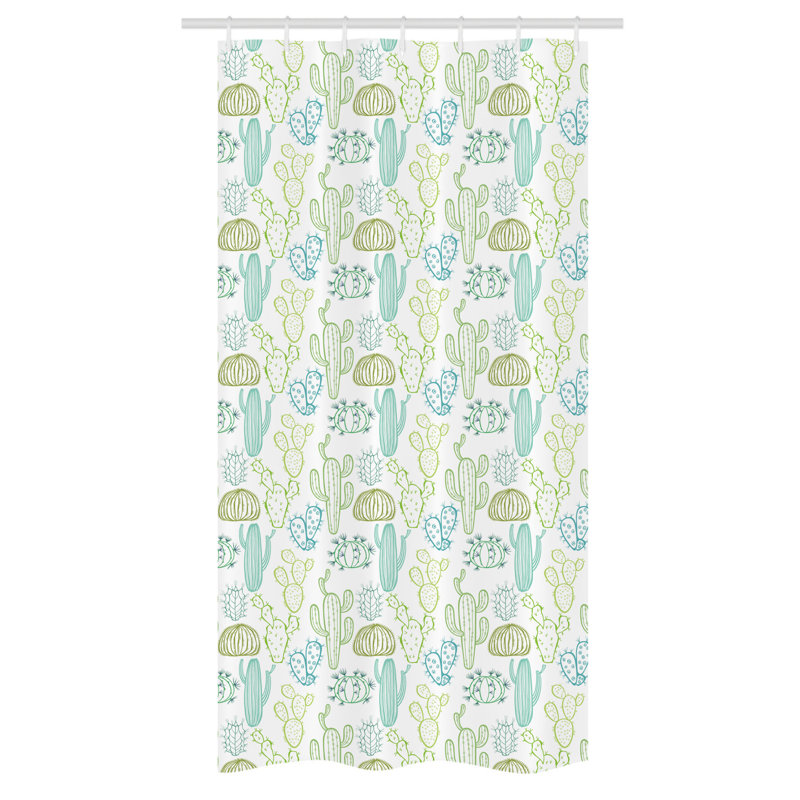Erum Shower Curtain with Hooks Included, 72" H x 36" W