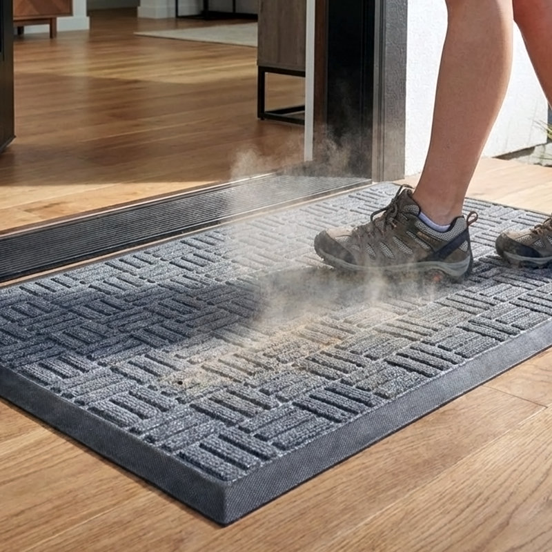 Doortex Ribmat Entrance Mat, Charcoal - 32" x 48", 32" W x 48" L, Charcoal