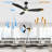 Elazar 52'' Ceiling Fan with LED Lights-765181021