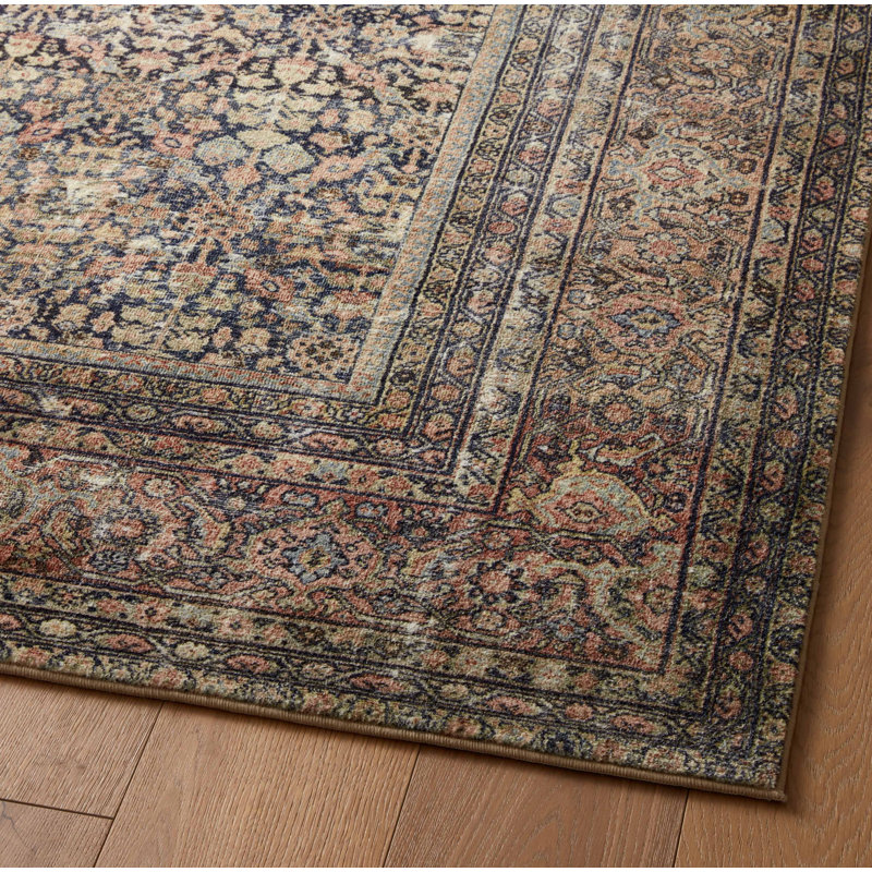Amber Lewis x Loloi Morgan Denim / Multi Area Rug, Rectangle 11'6" x 14'6"