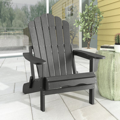 Henninger Foldable Outdoor Adirondack Chair