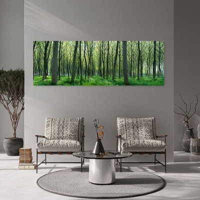 Forest Trail Chateau-Thierry France by Collezione Panoramica - Wrapped Canvas Panoramic Print