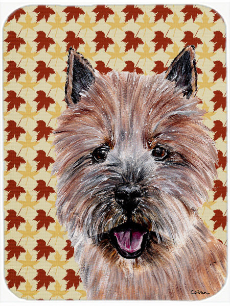 Planche à découper en verre east urban home norwich terrier