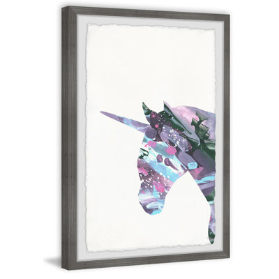 Migel Dashing Unicorn II Framed Print
