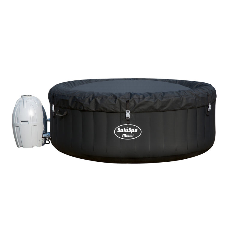 Bestway Acrylic Inflatable Hot Tub, Black