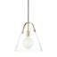 Luminaire suspendu conique à 1 lumière Flitwick-1596934410-1596934409