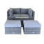 Huntington 4 Seater Rattan Sofa Set
