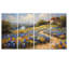 «Blue Green Meadow Charm Blue Bonnets VII», ensemble d'art sur toile Blue Bonnets-9325347