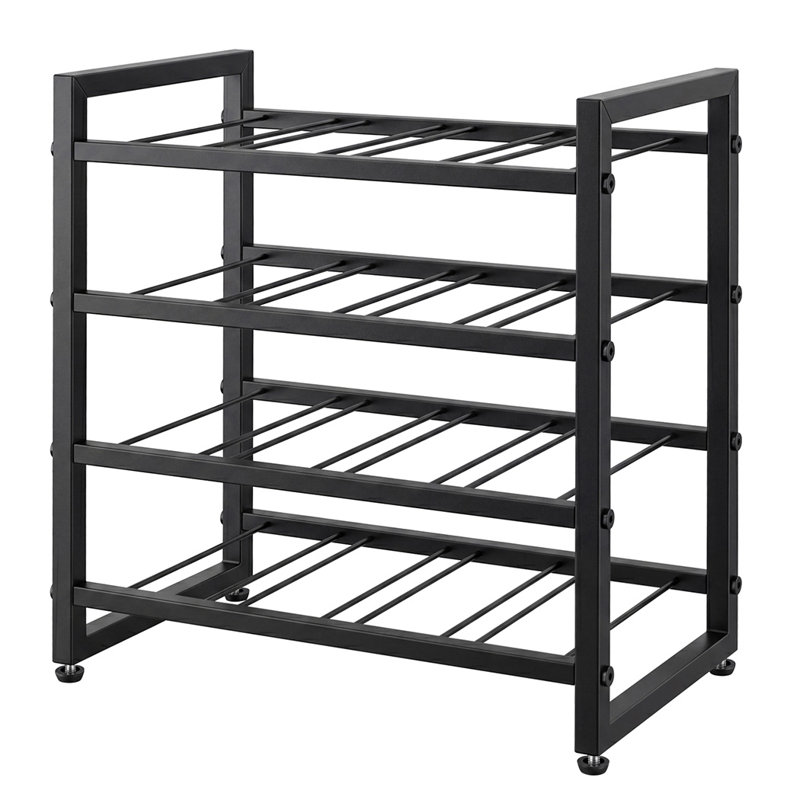 Wine Bottle Rack Black