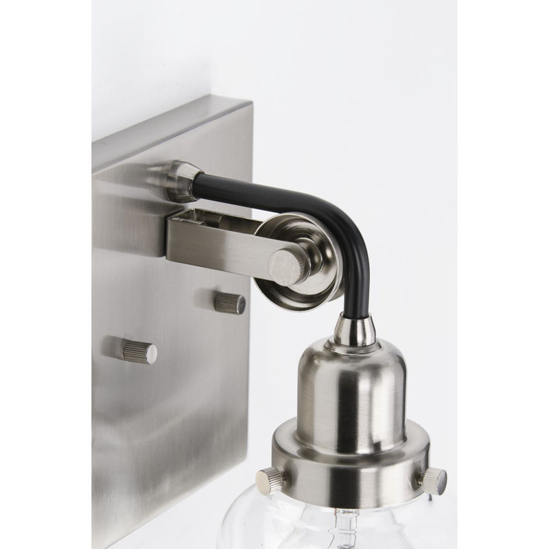 Daimar Dimmable Bath Sconce, Brushed Nickel
