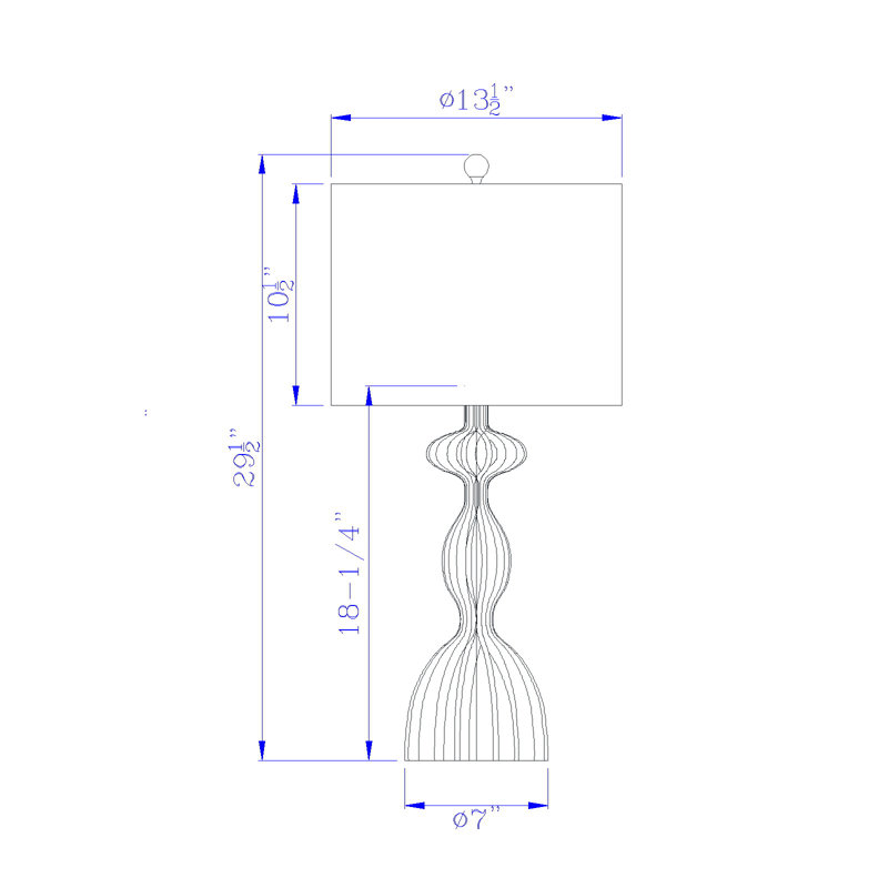 Resin Table Lamp
