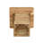 Ivin Transitional Solid Square Side Table