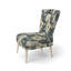 Contemporary Victorian Motifs Victorian Motif - Chaise d'appoint rembourrée de style campagnard, chaise d'appoint grise-1364573581