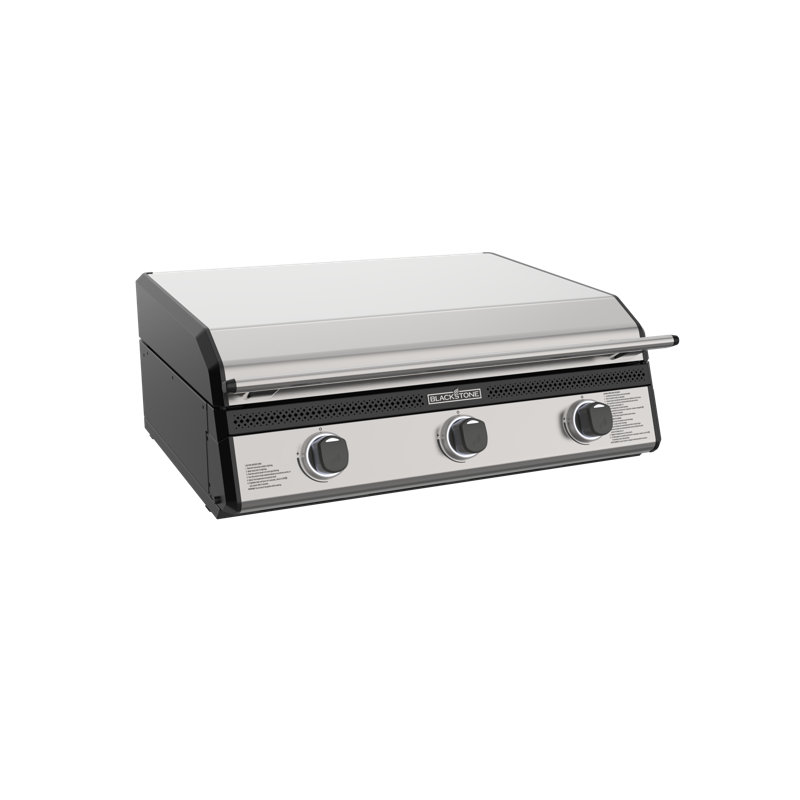 Blackstone Kitchen Natural Gas Ready 3-Burner 28" XL Built-In Griddlewith Hood, Natural Gas