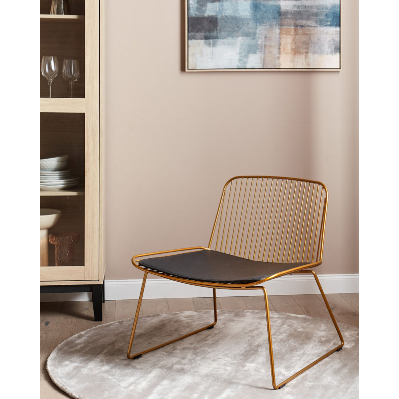 Ankrom 37cm H Side Chair, Gold