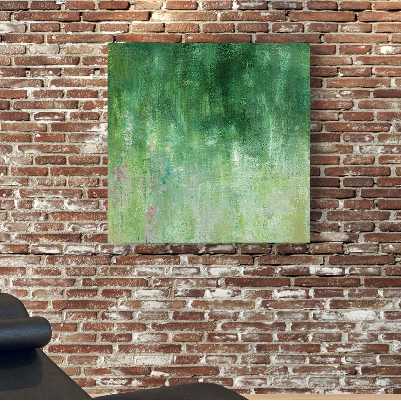 " Cealdon Garden ", 16" H x 16" W x 1.5" D, Wrapped Canvas