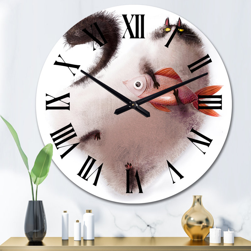 Horloge murale surdimensionnée, Grand