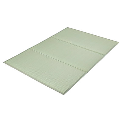 Japanese Tatami Mat, Queen Size Foldable Japanese Tatami Mattress( Natural Rush Grass), Japanese Floor Mattress With Non-Slip Backing And Fresh Scent, Futon Mattress For Sleeping Meditation Yoga