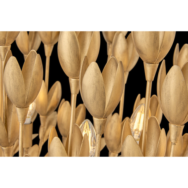 3 - Light Pendant, Burnished Gold